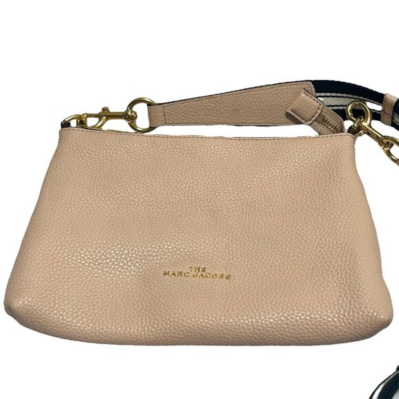 Marc Jacobs The Swifty Pebbled Pale Rose Pink Crossbody Bag Adjustable Strap - Picture 11 of 15